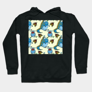 Monsters! Cute, funny monster pattern, great fun for kids. Hoodie